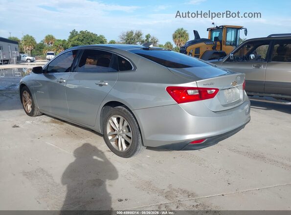 1G1ZD5ST2JF110135 2018 CHEVROLET MALIBU Серебряный Задняя левая четверть