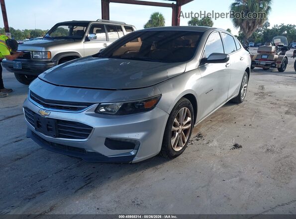1G1ZD5ST2JF110135 2018 CHEVROLET MALIBU Серебряный Передняя левая четверть