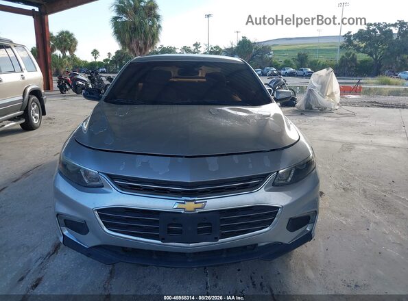 1G1ZD5ST2JF110135 2018 CHEVROLET MALIBU Серебряный Вид щитка приборов