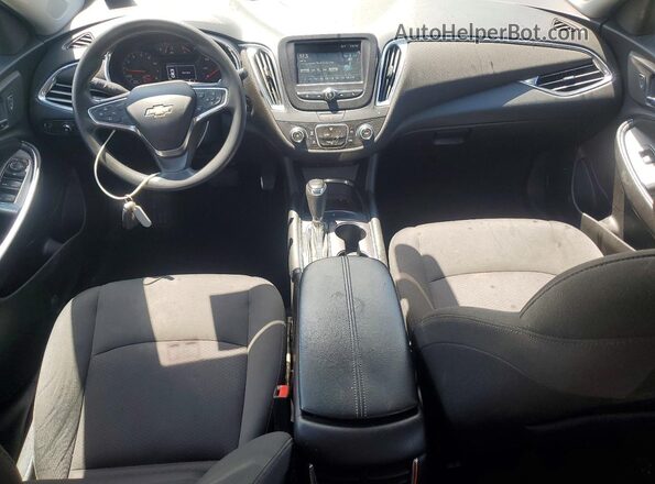 1G1ZD5ST2JF132037 2018 CHEVROLET MALIBU Charcoal Dashboard view