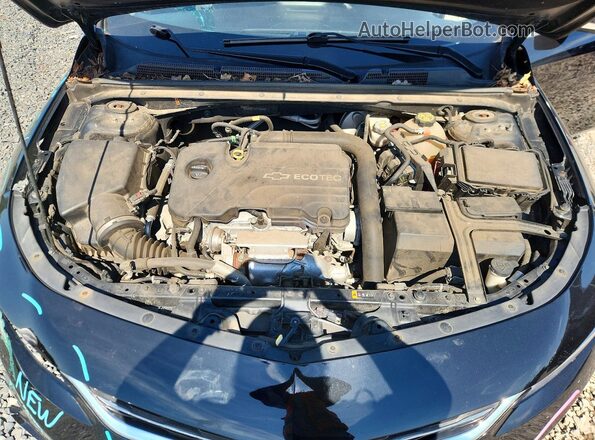 1G1ZD5ST2JF154233 2018 CHEVROLET MALIBU Black Rear interior view