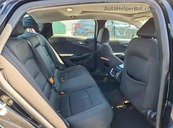 1G1ZD5ST2JF154233 2018 CHEVROLET MALIBU Black Rear seats view