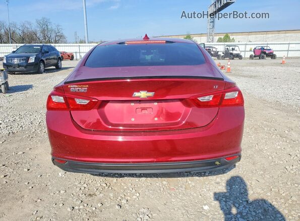 1G1ZD5ST2JF159030 2018 CHEVROLET MALIBU Red Вид ззаду