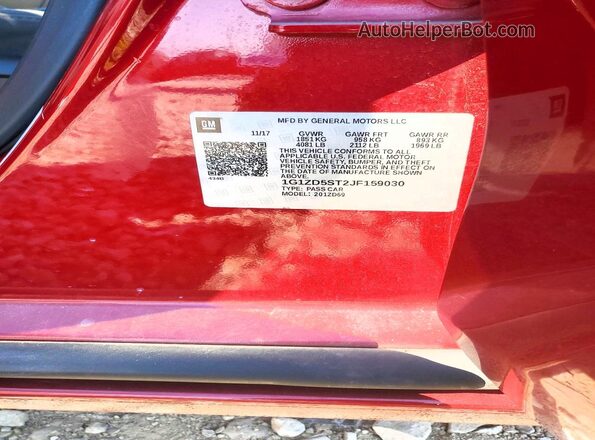 1G1ZD5ST2JF159030 2018 CHEVROLET MALIBU Red Вид підкапотного простору