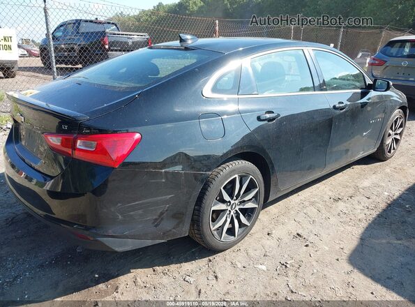 1G1ZD5ST2JF223390 2018 CHEVROLET MALIBU Черный Задняя правая четверть