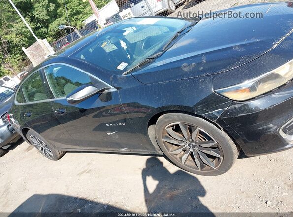 1G1ZD5ST2JF223390 2018 CHEVROLET MALIBU Черный Вид задней части салона