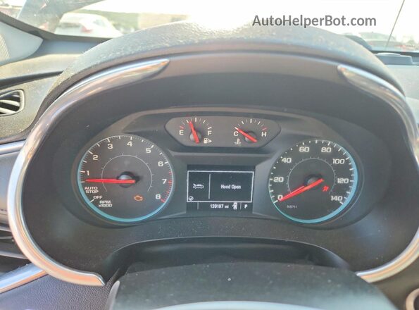 1G1ZD5ST2KF139782 2019 CHEVROLET MALIBU Black Widok zestawu wskaźników