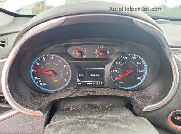 1G1ZD5ST2KF208096 2019 CHEVROLET MALIBU White Instrument cluster view