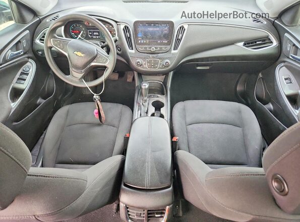 1G1ZD5ST2LF039523 2020 CHEVROLET MALIBU Black Вид панелі приладів