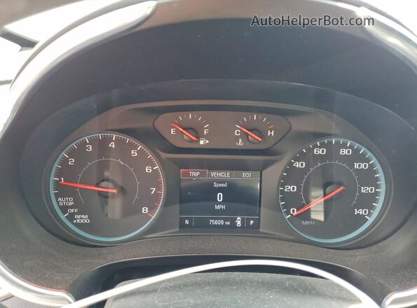 1G1ZD5ST2LF077656 2020 CHEVROLET MALIBU Silver ხელსაწყოთა პანელის ხედი