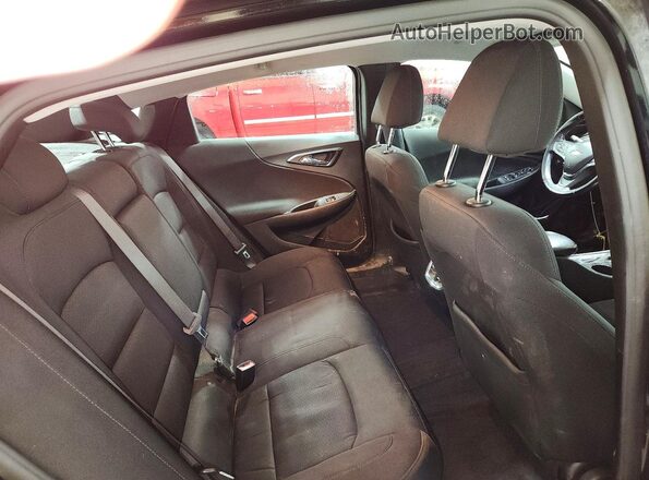 1G1ZD5ST2MF014851 2021 CHEVROLET MALIBU Black Vista de los asientos traseros