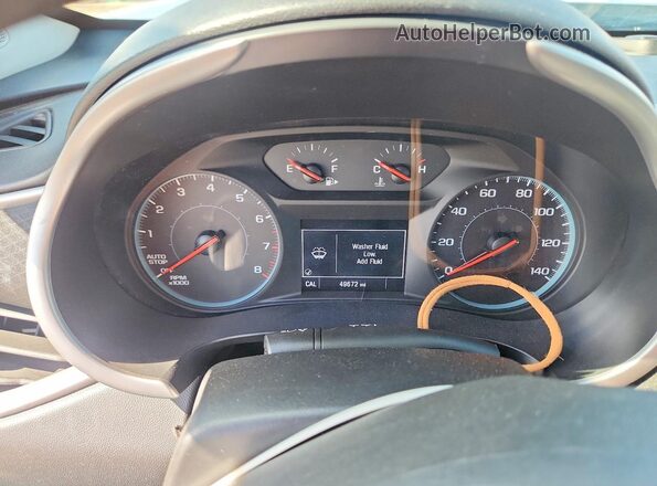 1G1ZD5ST2NF142962 2022 CHEVROLET MALIBU Silver Вид щитка приладів