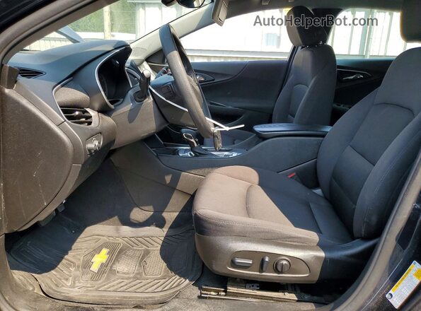 1G1ZD5ST2NF174391 2022 CHEVROLET MALIBU Charcoal Front interior view