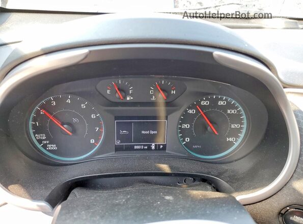 1G1ZD5ST2NF174391 2022 CHEVROLET MALIBU Charcoal Instrument cluster view