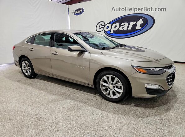 1G1ZD5ST2PF252316 2023 CHEVROLET MALIBU Желто-коричневый Передняя правая четверть