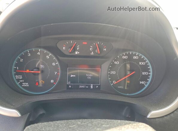 1G1ZD5ST2RF145012 2024 CHEVROLET MALIBU Red Вид щитка приладів