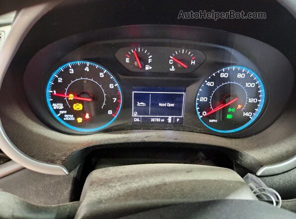 1G1ZD5ST2SF148126 2025 CHEVROLET MALIBU Blue Widok zestawu wskaźników