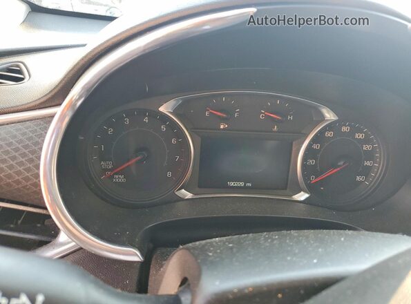 1G1ZD5ST3JF121869 2018 CHEVROLET MALIBU Blue Widok zestawu wskaźników