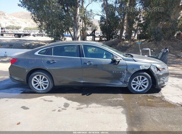 1G1ZD5ST3JF178220 2018 CHEVROLET MALIBU Серый Вид задней части салона
