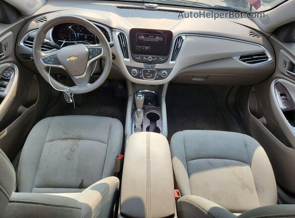 1G1ZD5ST3JF232664 2018 CHEVROLET MALIBU Красный Вид панели приборов