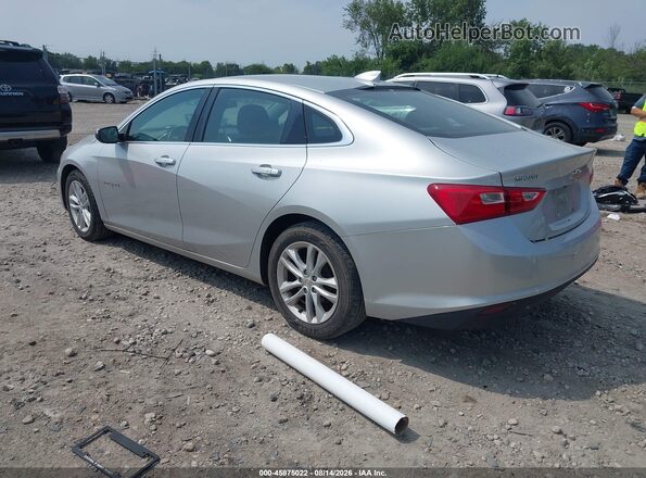1G1ZD5ST3JF249786 2018 CHEVROLET MALIBU Silver Trasero izquierdo