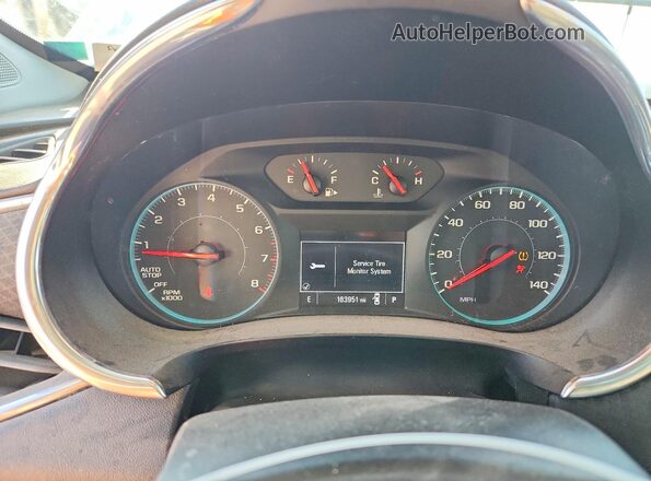 1G1ZD5ST3KF112980 2019 CHEVROLET MALIBU Silver Вид щитка приладів