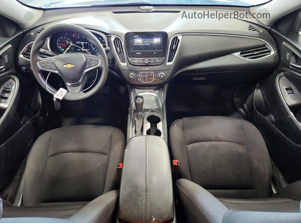 1G1ZD5ST3KF113806 2019 CHEVROLET MALIBU Blue Вид панелі приладів