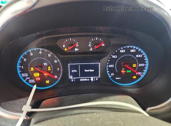 1G1ZD5ST3KF215400 2019 CHEVROLET MALIBU White Vista del cuadro de instrumentos