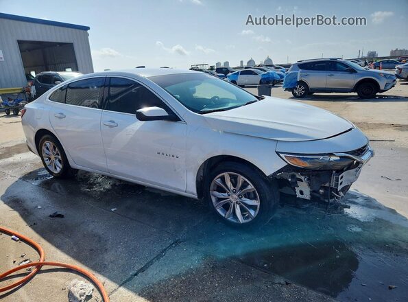 1G1ZD5ST3LF043824 2020 CHEVROLET MALIBU Белый Передняя правая четверть