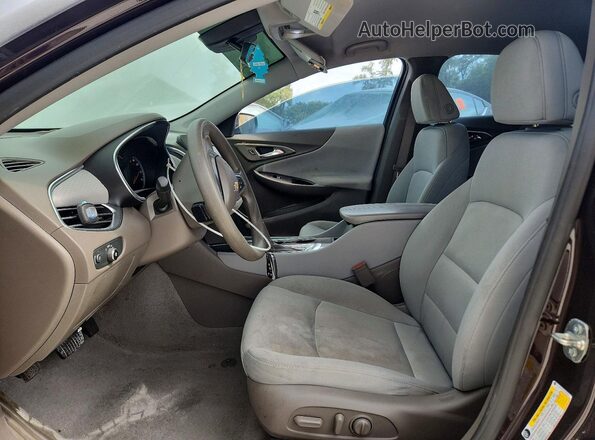 1G1ZD5ST3LF055472 2020 CHEVROLET MALIBU Burgundy Вид салону спереду