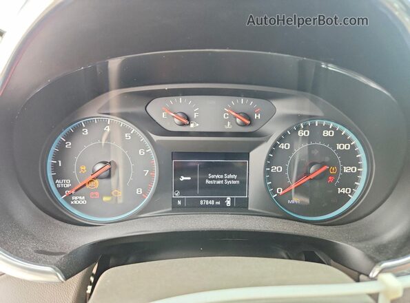 1G1ZD5ST3LF055472 2020 CHEVROLET MALIBU Burgundy Вид щитка приладів