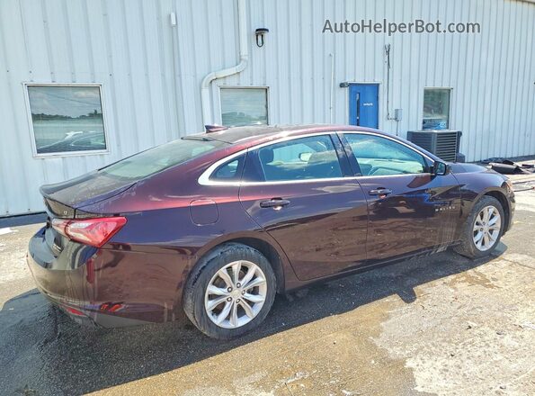 1G1ZD5ST3LF089296 2020 CHEVROLET MALIBU Бордовый Задняя правая четверть