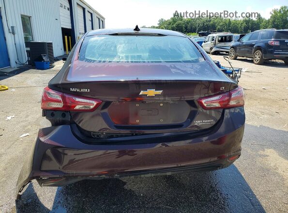 1G1ZD5ST3LF089296 2020 CHEVROLET MALIBU Бордовый Вид сзади