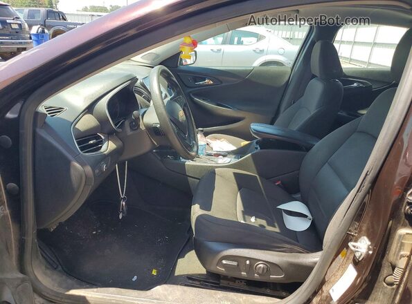 1G1ZD5ST3LF089296 2020 CHEVROLET MALIBU Бордовый Вид салона спереди
