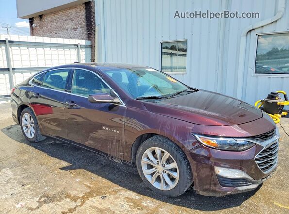 1G1ZD5ST3LF089296 2020 CHEVROLET MALIBU Бордовый Передняя правая четверть