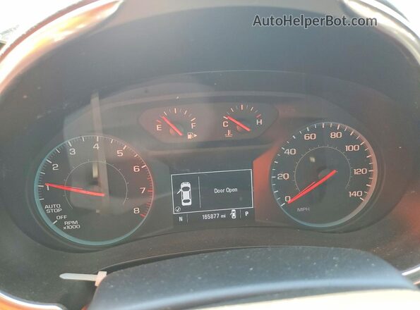 1G1ZD5ST3LF089296 2020 CHEVROLET MALIBU Бордовый Вид щитка приборов