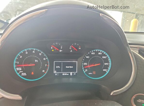 1G1ZD5ST3MF007357 2021 CHEVROLET MALIBU Silver ხელსაწყოთა პანელის ხედი