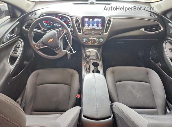 1G1ZD5ST3MF007357 2021 CHEVROLET MALIBU Silver წინა პანელის ხედი