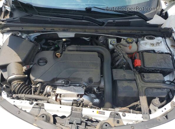 1G1ZD5ST3MF061676 2021 CHEVROLET MALIBU Белый Вид задней части салона