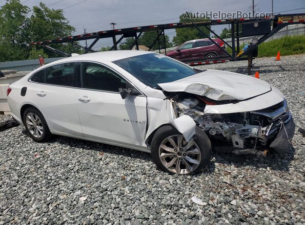 1G1ZD5ST3MF061676 2021 CHEVROLET MALIBU Белый Передняя правая четверть