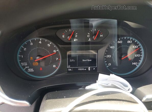 1G1ZD5ST3MF061676 2021 CHEVROLET MALIBU Белый Вид щитка приборов