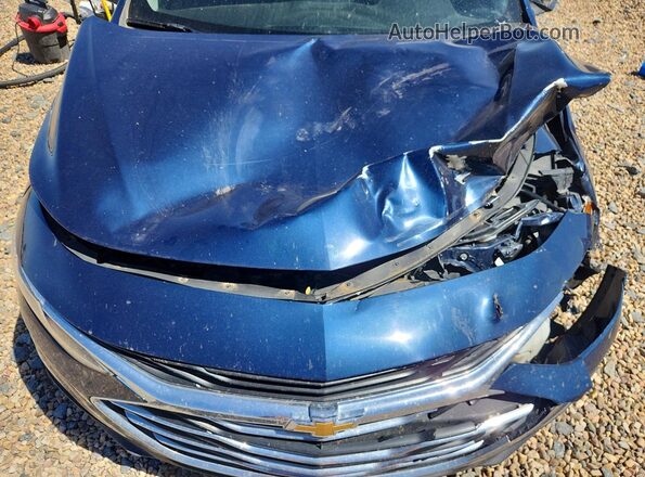 1G1ZD5ST3MF064478 2021 CHEVROLET MALIBU Синий Вид задней части салона