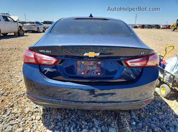 1G1ZD5ST3MF064478 2021 CHEVROLET MALIBU Синий Вид сзади