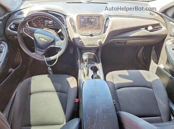 1G1ZD5ST3MF064478 2021 CHEVROLET MALIBU Синий Вид панели приборов