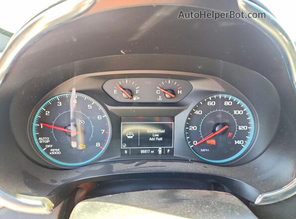 1G1ZD5ST3MF064478 2021 CHEVROLET MALIBU Синий Вид щитка приборов