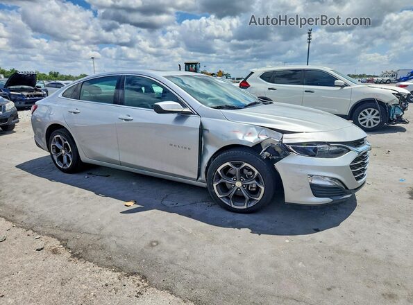 1G1ZD5ST3MF068918 2021 CHEVROLET MALIBU Серый Передняя правая четверть
