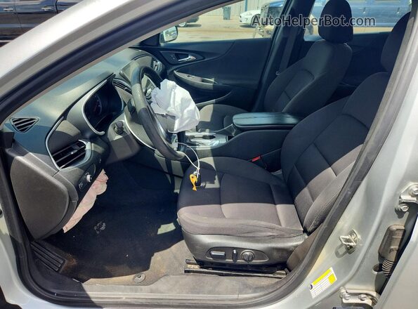 1G1ZD5ST3MF068918 2021 CHEVROLET MALIBU Серый Вид салона спереди
