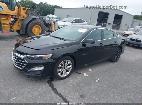 1G1ZD5ST3MF074718 2021 CHEVROLET MALIBU Черный Передняя левая четверть