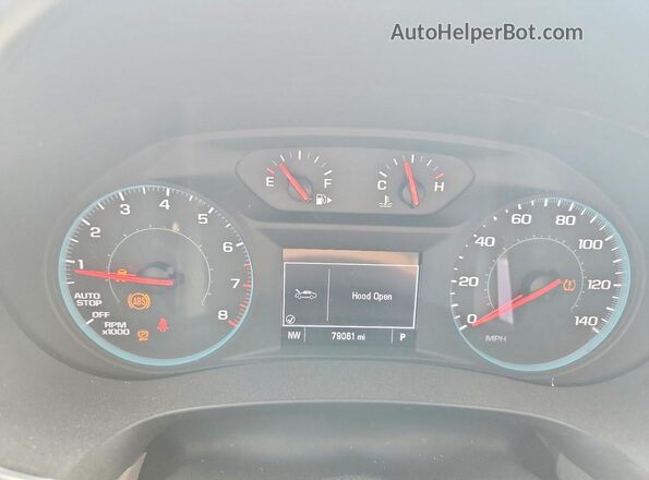 1G1ZD5ST3NF109596 2022 CHEVROLET MALIBU White Widok zestawu wskaźników