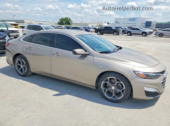 1G1ZD5ST3NF122851 2022 CHEVROLET MALIBU Желто-коричневый Передняя правая четверть